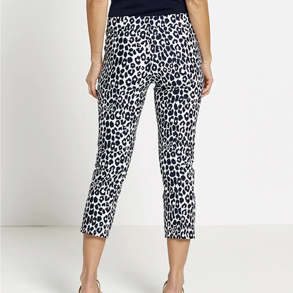 Zac & Rachel Women’s Leopard Print Pull on Pants Size 6